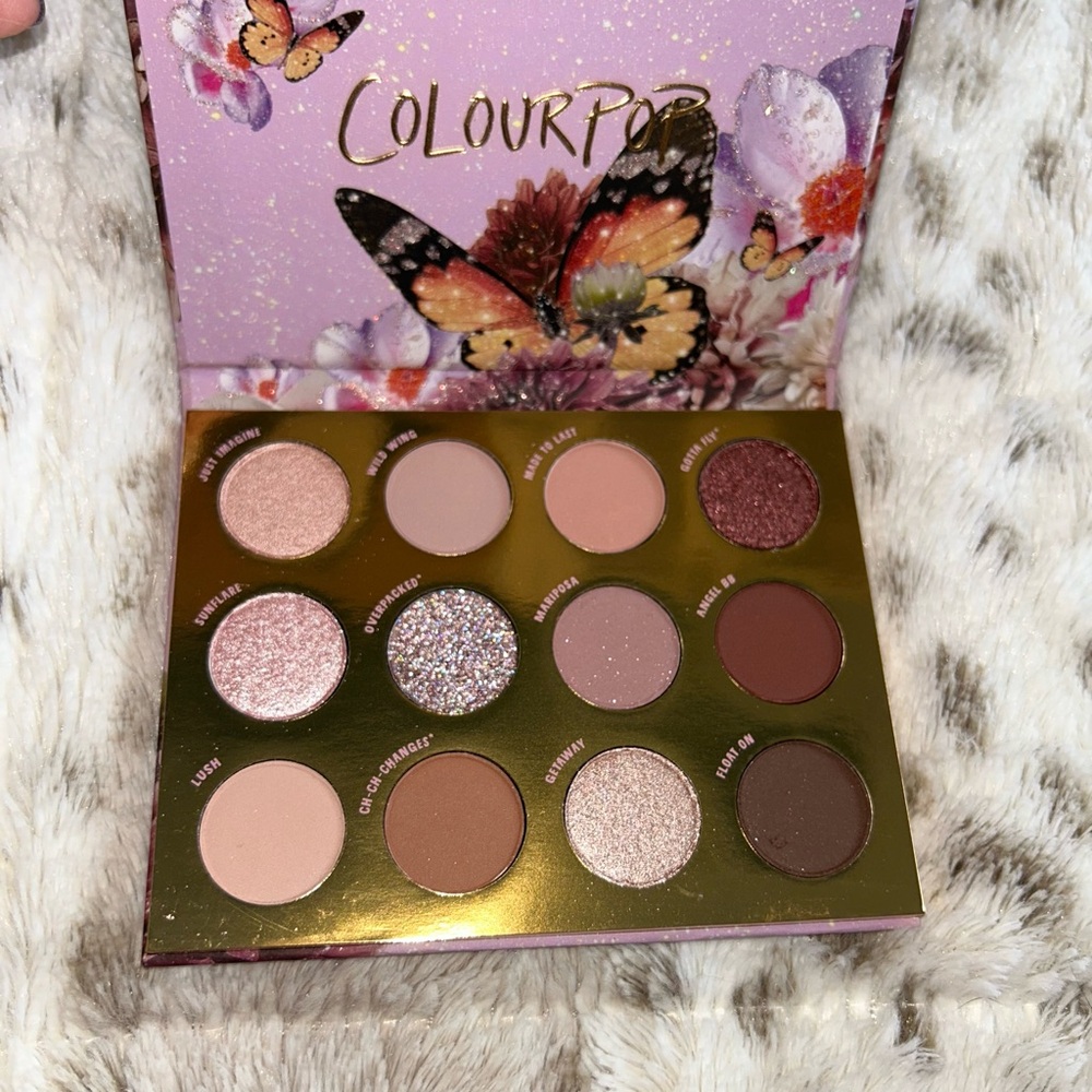 ColourPop Rose, Mauve & Pink 12-Color Eyeshadow Palette